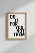 Motivational Quote Wall Art Print | Living Room Decor | Bold Poster