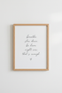 Mindfulness Quote Wall Art Print | Minimalist Zen Decor | Breathe Calm Poster