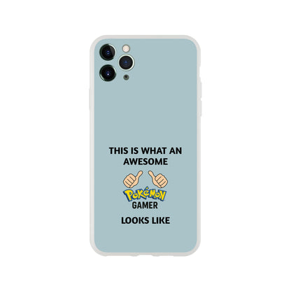 Awesome Pokémon Gamer iPhone Case - Cute &amp; Funny Flexi Case iPhone 11 Pro Max