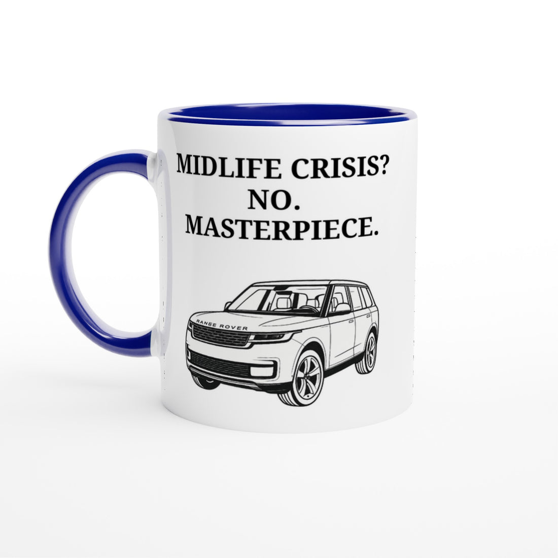 Funny Range Rover Mug – 11oz Luxury Car Driver Gift, Bold Statement Coffee Cup, Land Rover, Range Rover Gen 3 Lover Gift for Him or Her