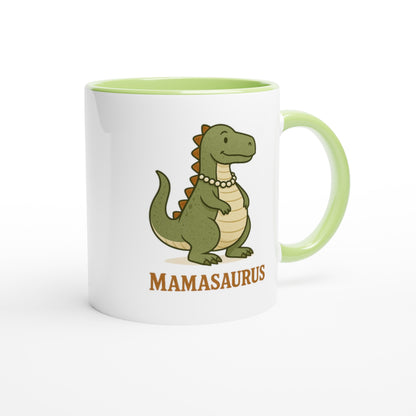 Mamasaurus Mug - Cute Dinosaur Coffee Cup - Perfect Gift for Moms