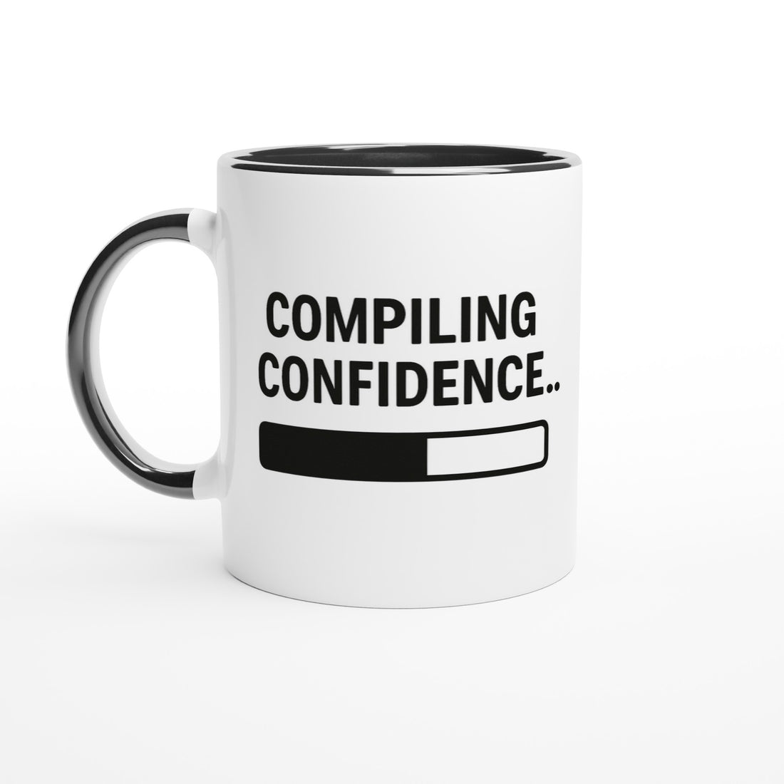 Compiling Confidence Mug - Fun Gift for Young Coders &amp; Tech Wizards - Dishwasher Safe Ceramic 11oz