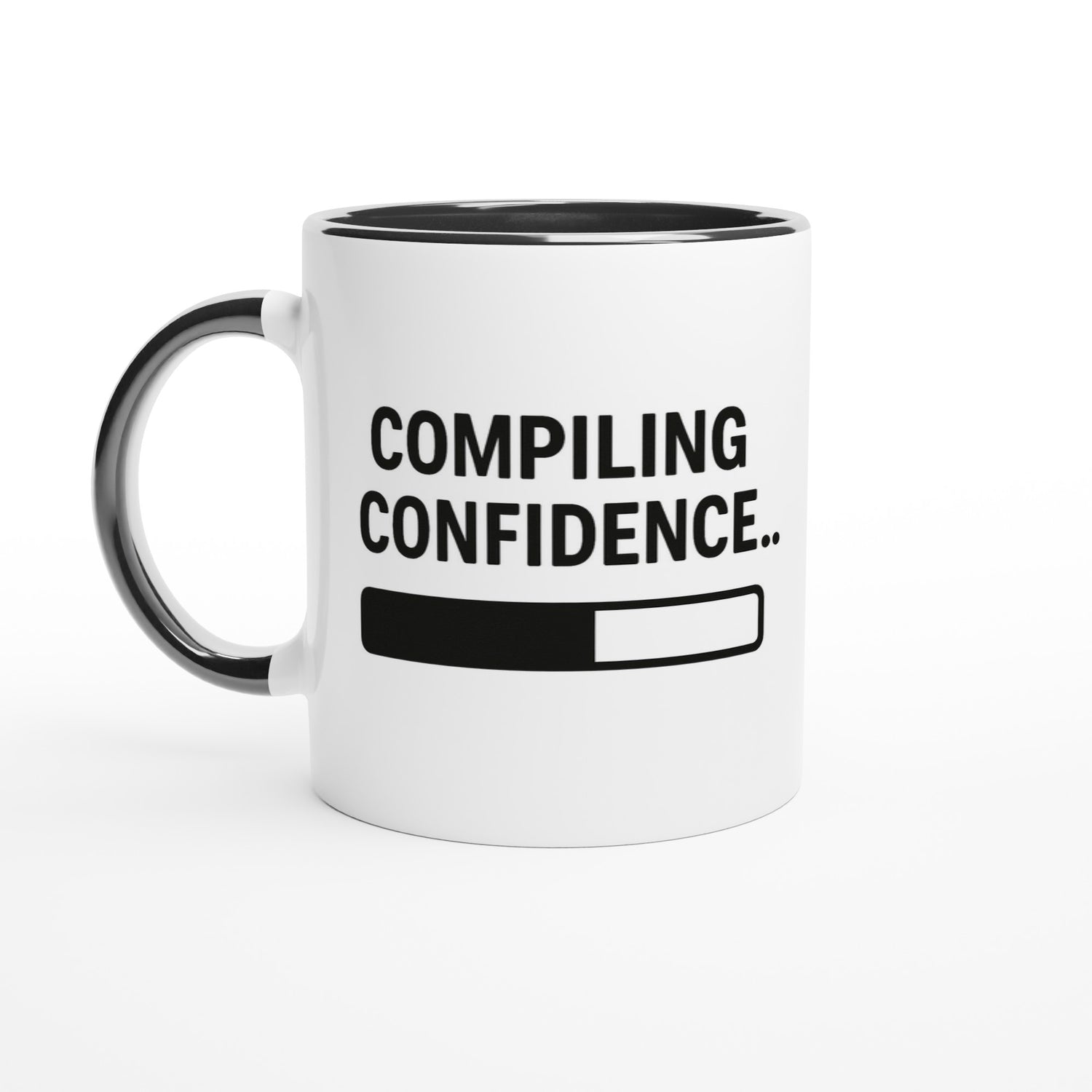 Compiling Confidence Mug - Fun Gift for Young Coders &amp; Tech Wizards - Dishwasher Safe Ceramic 11oz