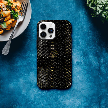 Luxury Dragon Scale Phone Case - iPhone 16, 15 Pro, Samsung S23 | Golden 3D Design iPhone 14 Pro Max