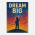 Dream Big Poster - Motivational Art - Kids Room Wall Art - Growth Mindset Art | Wall Art | Printable Poster | Home Decor | Minimalist Print 21x29.7 cm 8x12"