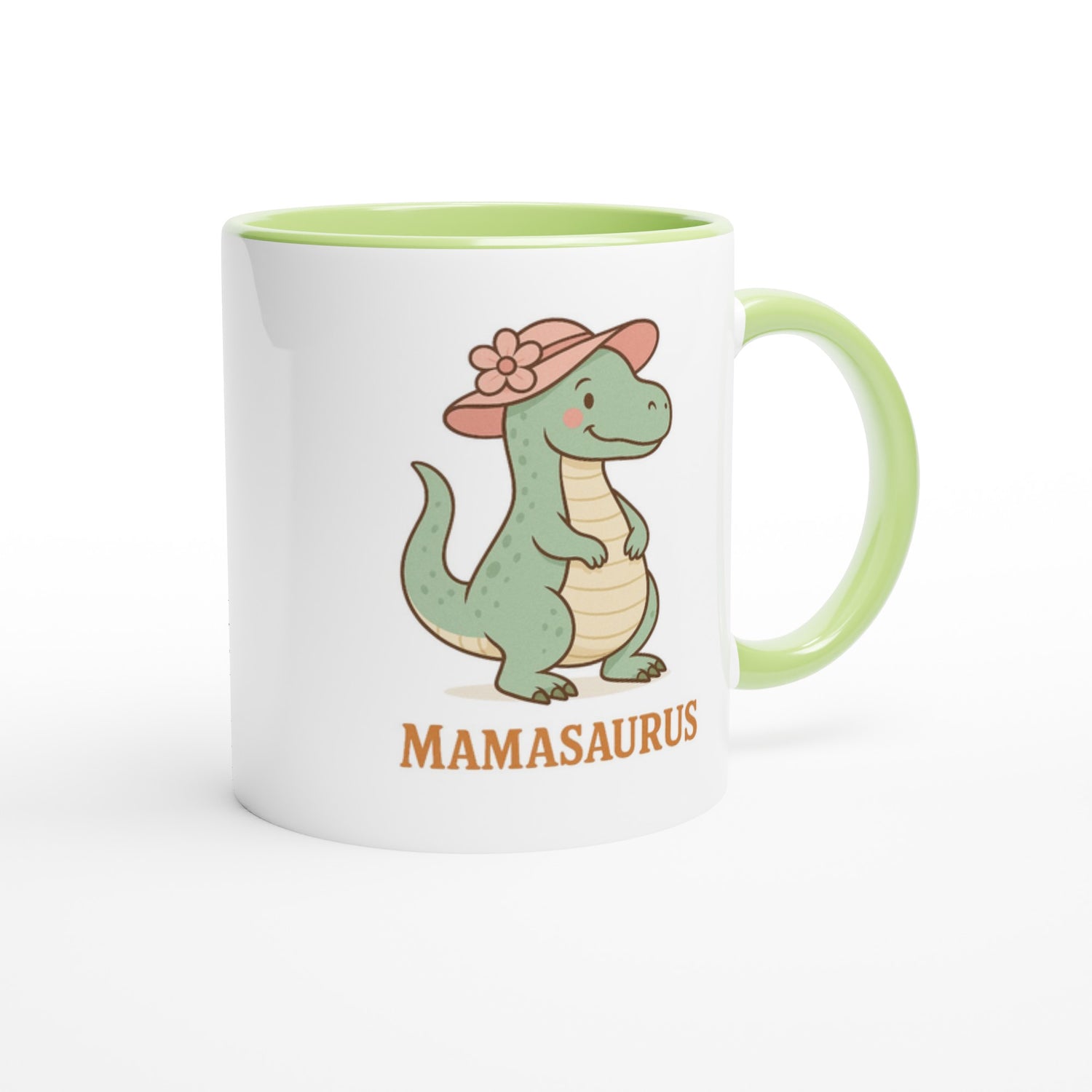 Mamasaurus Mug - Cute Dinosaur Coffee Cup - Perfect Gift for Moms