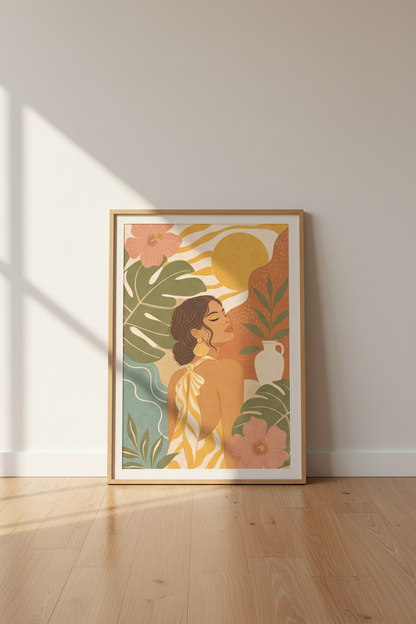 boho-woman-tropical-terracotta-floral-on-the-floor-d1d6a5.png