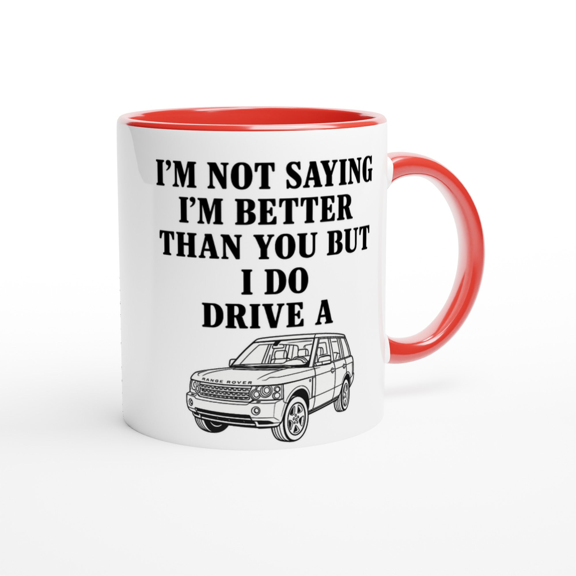 Range Rover Mug – Funny 11oz Coffee Cup for Luxury Car Lovers | Land Rover Gift