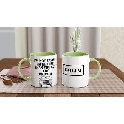 Personalized Mitsubishi Warrior Mug - 11oz Car Lover Gift - Custom Colors &amp; Design