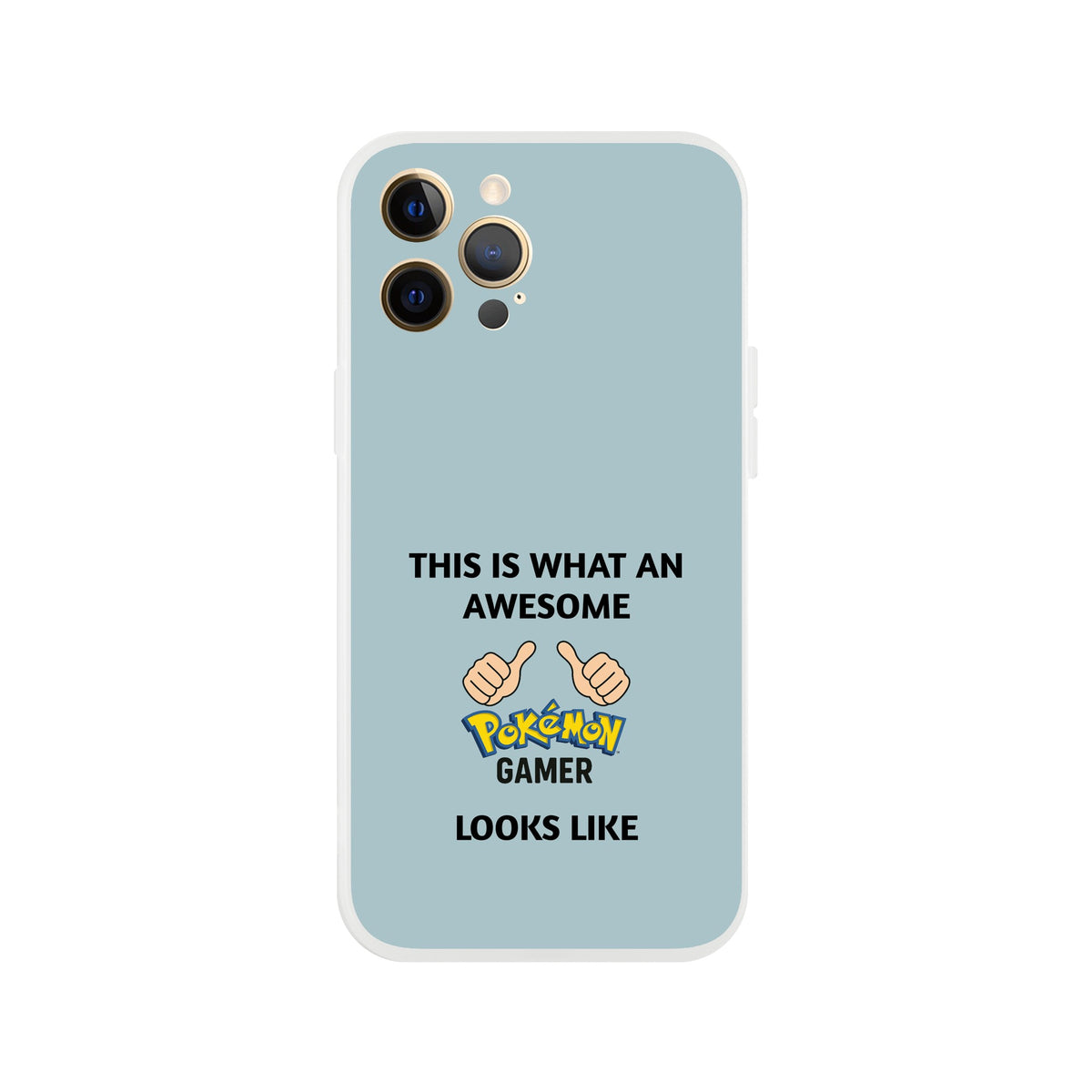 Awesome Pokémon Gamer iPhone Case - Cute &amp; Funny Flexi Case iPhone 12 Pro Max