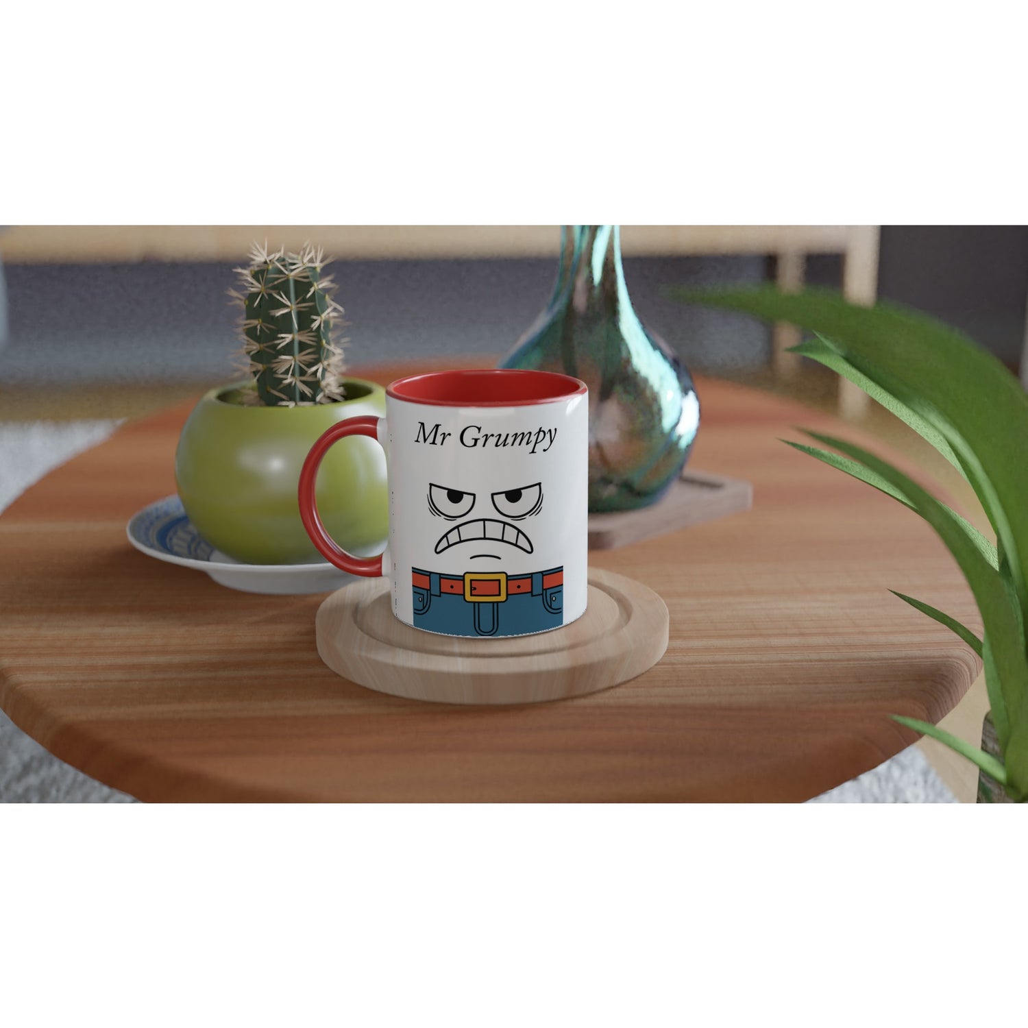 Mr Grumpy Mug – Funny Ceramic Coffee Cup – Gift for Coffee Lovers – Dishwasher &amp; Microwave Safe