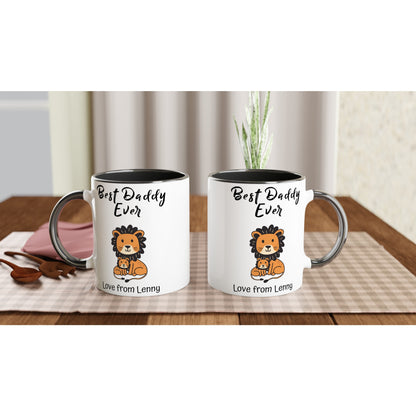 Personalized Lion Best Daddy Ever Mug - Father&