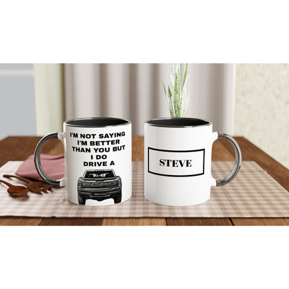 Funny Personalized Ford Raptor Mug - Custom Truck Lover Gift - 11oz Ceramic Coffee Cup