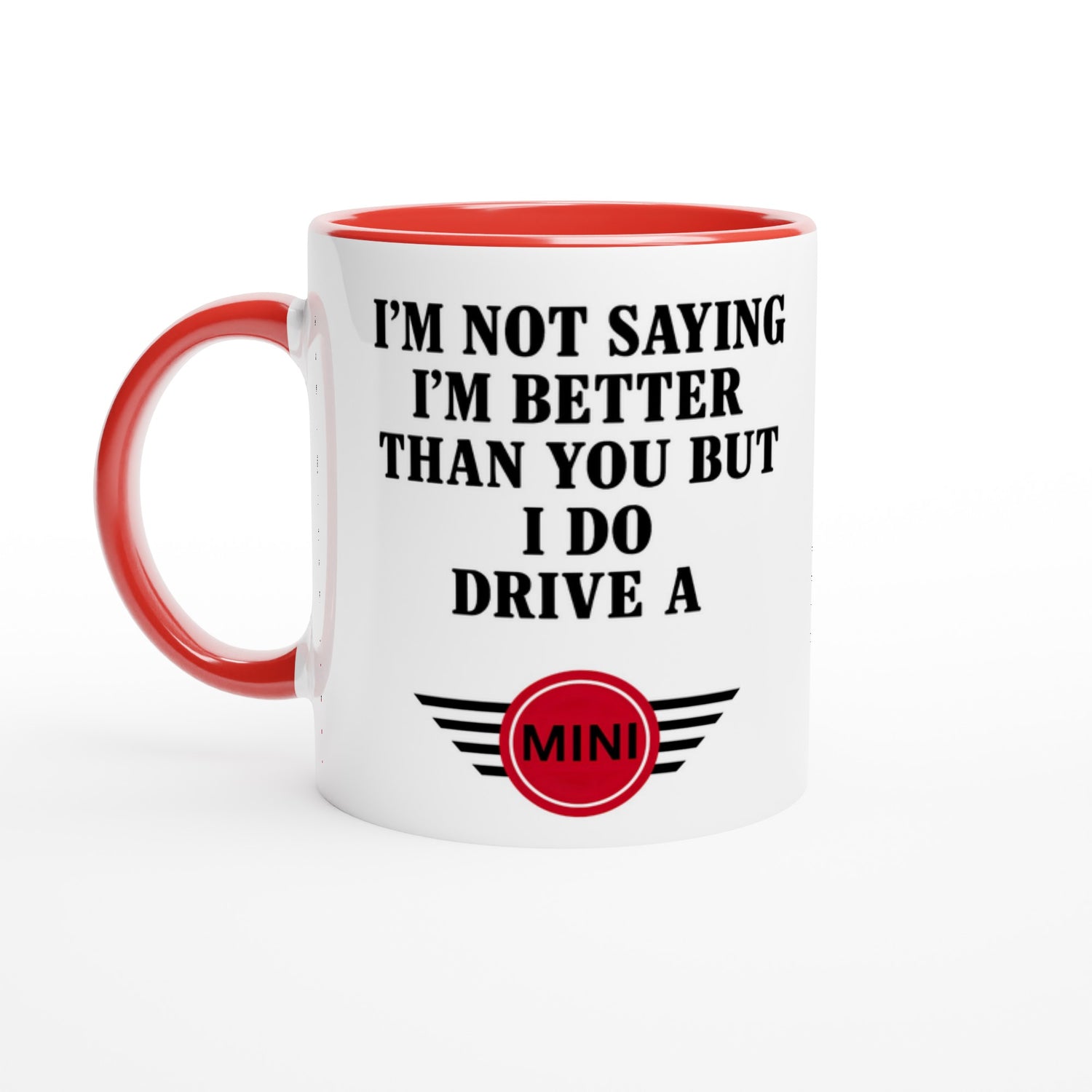 Personalized Mini Cooper Countryman Mug - Custom Car Lover Gift - 11oz Ceramic Coffee Cup