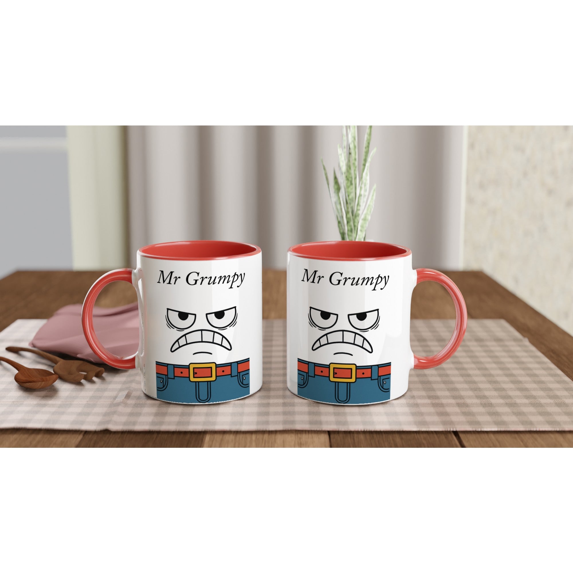 Mr Grumpy Mug – Funny Ceramic Coffee Cup – Gift for Coffee Lovers – Dishwasher &amp; Microwave Safe