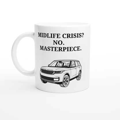 Funny Range Rover Mug – 11oz Luxury Car Driver Gift, Bold Statement Coffee Cup, Land Rover, Range Rover Gen 3 Lover Gift for Him or Her Ceramic White