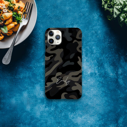 Personalized Camouflage iPhone Case - Tough Double-Layered Protection Cover iPhone 11 Pro Max
