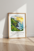Kona Coffee Country Hawaii Art | Tropical Watercolor Landscape, Coastal Decor