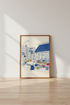 NYC Flower Shop Wall Art | Bleecker Street Illustration, Modern City Decor