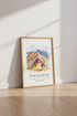 Vinicunca Peru Rainbow Mountain Art | Llama Watercolor Poster, Travel Decor