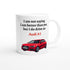 Personalized Audi A1 Mug - Custom Ceramic Coffee Cup for Car Lovers - 11oz Dishwasher Safe Ceramic White