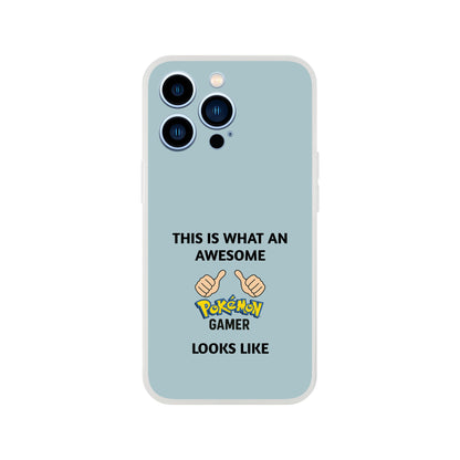 Awesome Pokémon Gamer iPhone Case - Cute &amp; Funny Flexi Case iPhone 13 Pro