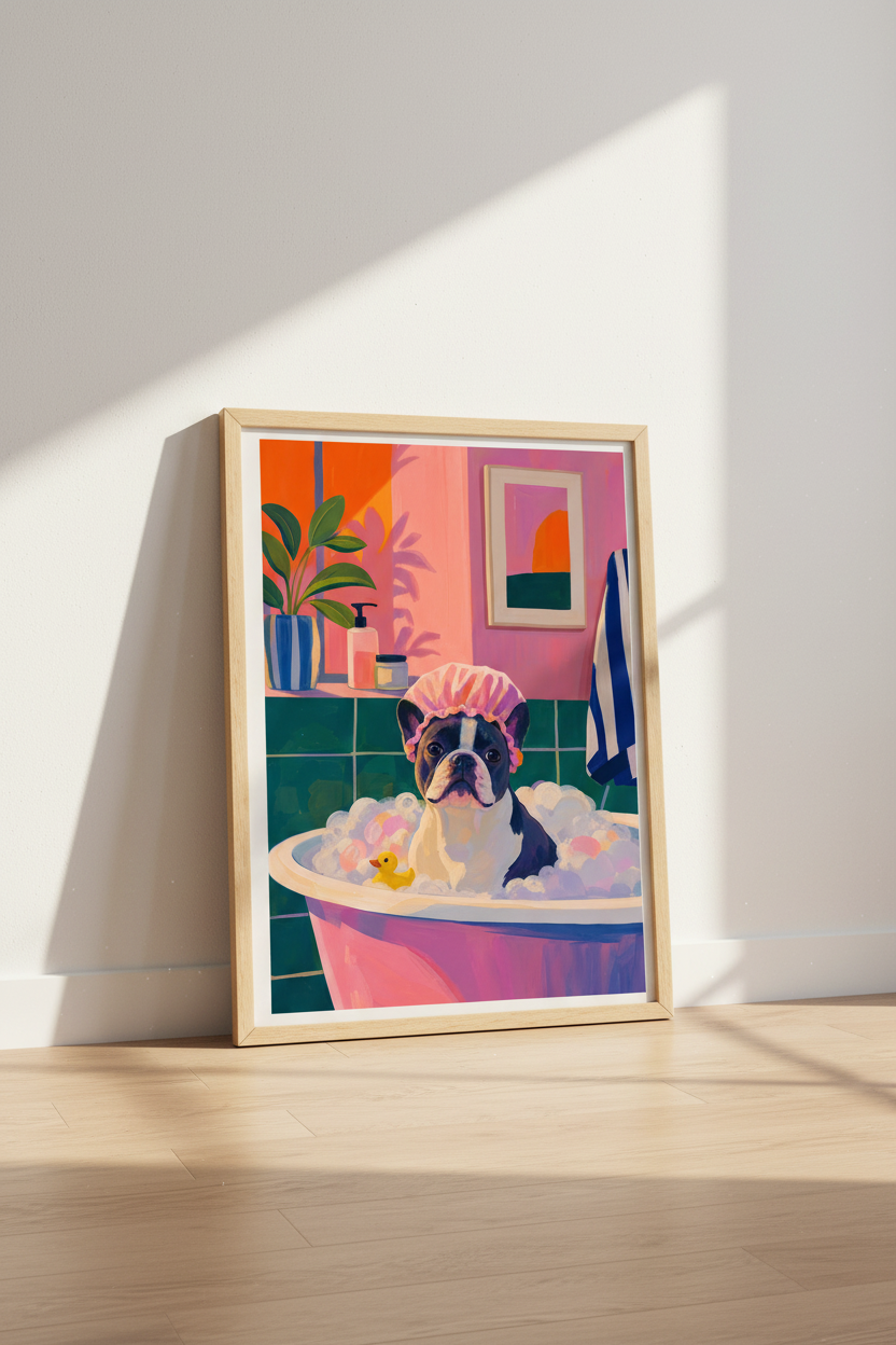 frenchie-bathroom-pink-dog-tub-on-the-floor-02ec0d.png
