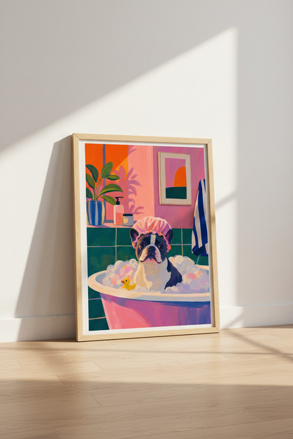 frenchie-bathroom-pink-dog-tub-on-the-floor-02ec0d.png