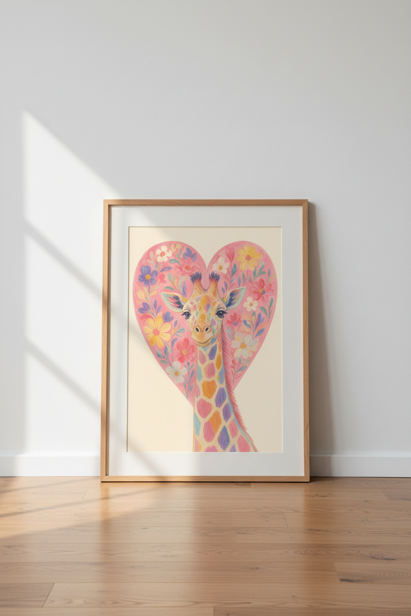giraffe-nursery-floral-heart-whimsical-on-the-floor-2082dd.png