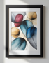 Abstract Geometric Shapes Art Print | Modern Wall Art