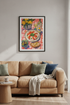 Caprese Wall Art Print | Painterly Kitchen Decor | Colorful Poster