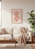 Some Things Are Worth Keeping Print | Pink Retro Typography, Heart Poster