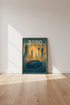 Futuristic Cityscape Wall Art Print | Cyberpunk Decor | Retro Future Poster | Sci-Fi Office Art | 2050 Car Aesthetic