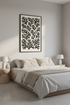Minimalist Organic Shape Wall Art Print | Modern Botanical Decor | Matisse Inspired Framed Poster