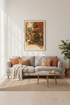French Wine Shop Art | Autumn Village Landscape, Kitchen & Dining Decor