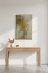 Abstract Gold Glimmer Wall Art Print | Modern Living Room Decor | Earthy Textured Framed Poster