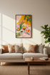 citrus kitchen print | Colorful modern still-life, dining decor