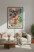 Botanical Poster | Colorful Tropical Still Life, Kitchen Decor