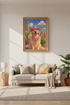 golden retriever art | Colorful Southwestern, Nursery Livingroom