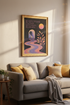 Vaporwave Poster | Retro Sunset Neon, Living Room