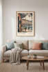 French Riviera Travel Poster | Coastal Cafe Art, Saint Tropez Decor