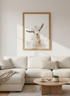 Cute Baby Goat Wall Art | Neutral Watercolor Animal Nursery Decor | Farmhouse Poster
