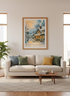 Winter Bakery Village Wall Art | Cozy Watercolor Christmas Print, Snowy Kitchen Decor