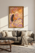 celestial wall art | Boho Sun Moon Decor, Bedroom Poster