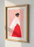 Minimalist Fashion Woman Wall Art Print | Modern Bedroom Decor | Bohemian Abstract Poster | Digital Download Available