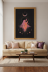 celestial wall art | Mystic Pink Gold, Bedroom Decor