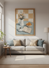 Still Life Floral | Matisse Book Print, Sage & Terracotta Kitchen Wall Art