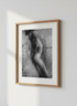 Abstract Nude Figure Wall Art Print | Bedroom Decor | Grunge Aesthetic Poster | Black and White Art | Sensual Body Art
