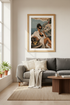 Positano Italy Wall Art Print | Amalfi Coast Fashion Poster | Mediterranean Decor