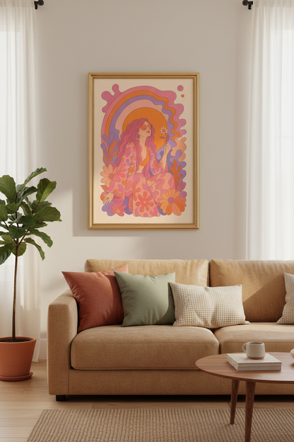 LivingRoom_Bookshelf_Flowers_9093474.png - Print Print